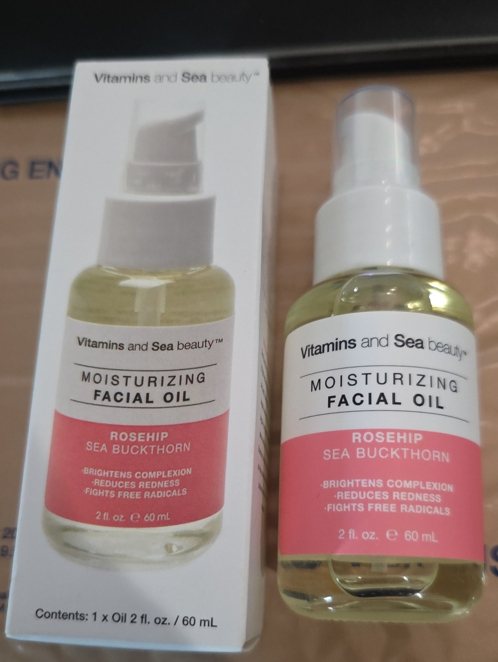Vitamins and Sea Beauty Moisturizing Facial Oil - Rosehip Sea Buckthorn